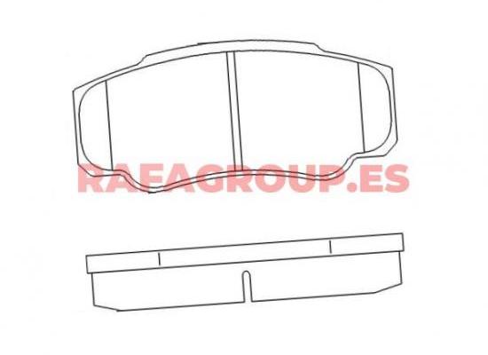 RG6729 - Pastillas de freno